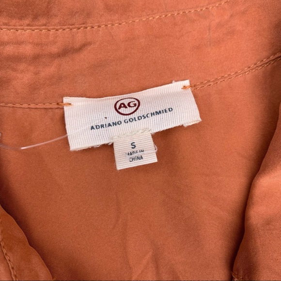 AG Adriano Goldschmied 100% Silk Sleeveless Blouse size S - Picture 4 of 5